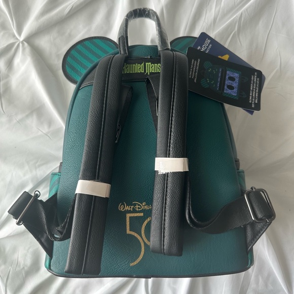 Loungefly Haunted Mansion Mickey Mouse: The Main Attraction Backpack, NWT - Picture 6 of 7